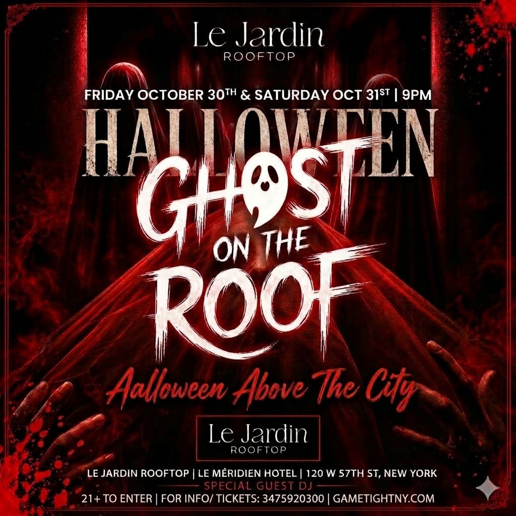 LE JARDIN Rooftop Friday Night Halloween Party 2026 — event image